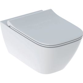 Geberit SmyleSquare Wand-WC-Set Tiefspüler ohne Spülrand inkl. Deckel (540x352x375mm)