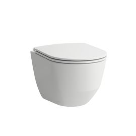 Laufen Pro Wand-WC-Set Tiefspüler ohne Spülrand inkl. Deckel (490x360x345mm)