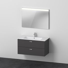 Duravit XBase Waschtisch und Unterbau mit Spiegel