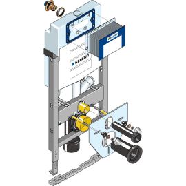 Huter WC-Montage-Element 1023-G mit Geruchsabsauge-Anschluss