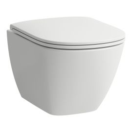 Laufen Lua Wand-WC compakt Tiefspüler ohne Spülrand ADVANCED (490x360x345mm)