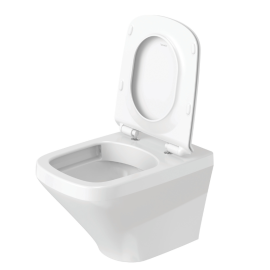 Duravit DuraStyle Wand-WC-Set Tiefspüler ohne Spülrand inkl. Deckel (540x370x400mm)